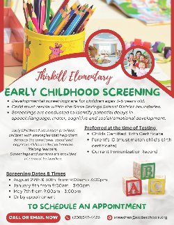 Child Find Screening Flyer